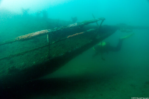 Bow of the sailboat